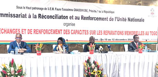 Togo : Le HCRRUN organise un atelier sur les réparations mémorielles en justice transitionnelle