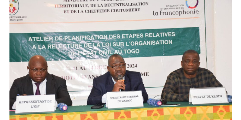 Togo : Modernisation de l’état civil pour des services plus efficaces