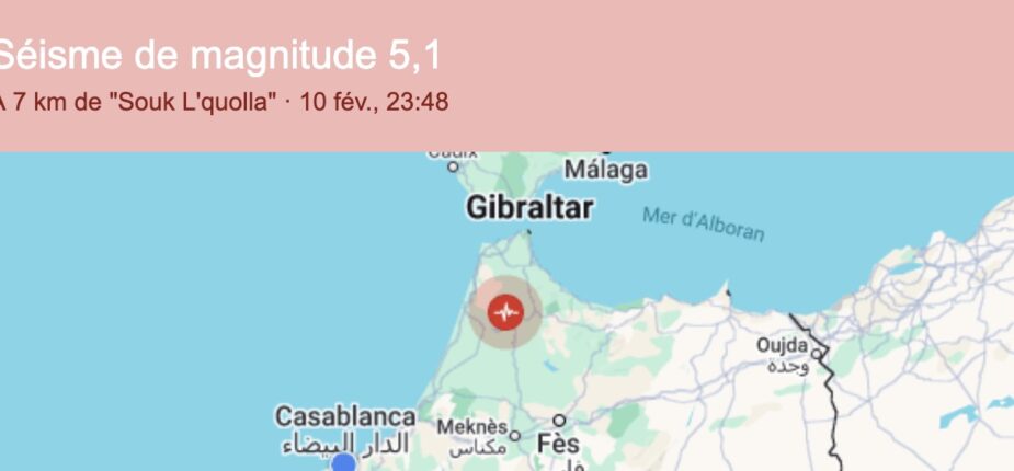 Séisme au Maroc