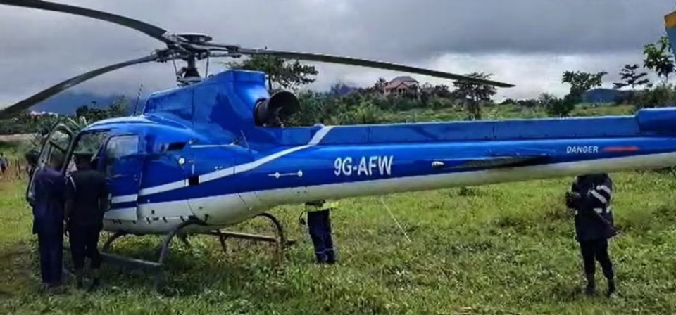 Ghana : Un autre crash d'hélicoptère évité de justesse