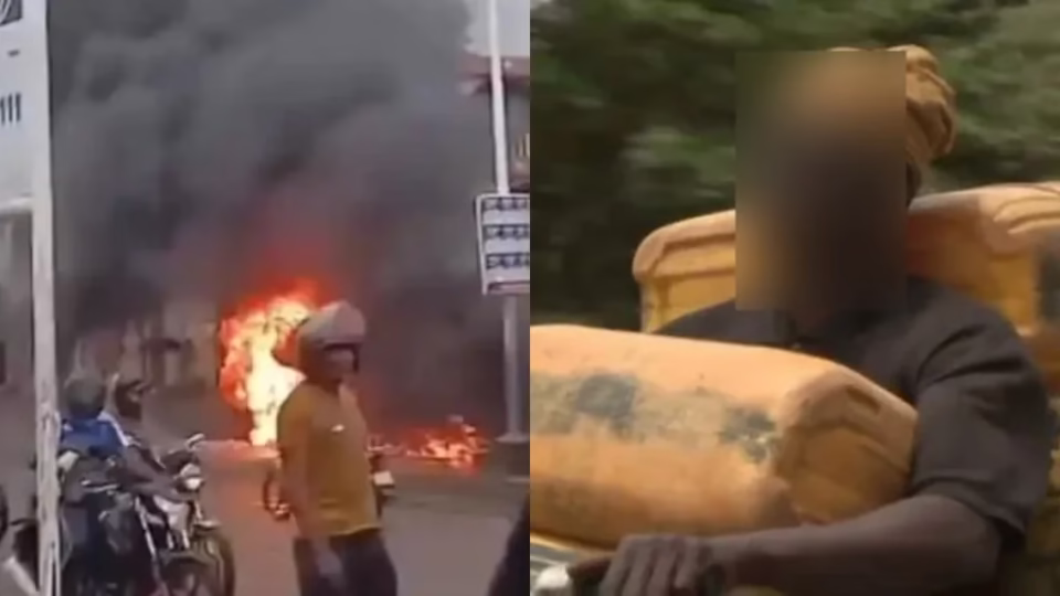 Drame Togo : une moto chargée de carburant frelaté explose à Lomé, le chauffeur est ...