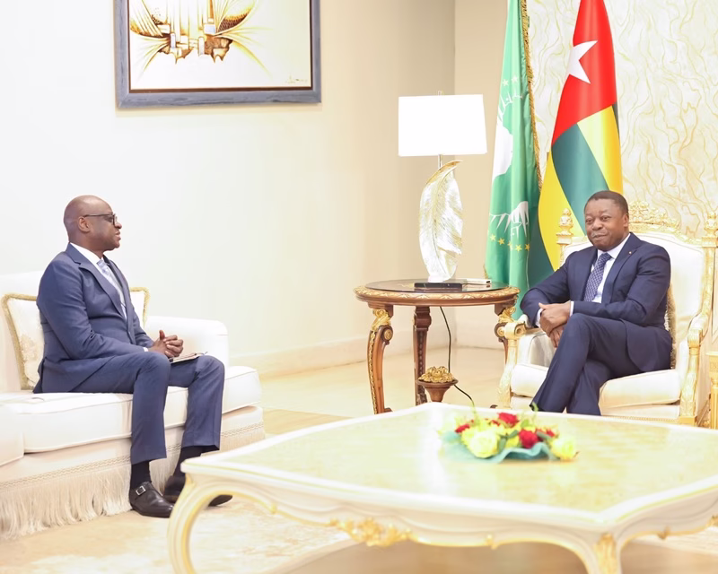 Togo : Faure Gnassingbé échange avec une délégation de l’ONUDI sur le développement industriel du pays